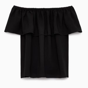 Aritzia Wilfred Promener Off-The-Shoulder Blouse